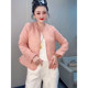 ແບບໃໝ່ຂອງຈີນ jacquard embroidered cardigan summer coat Tang suit