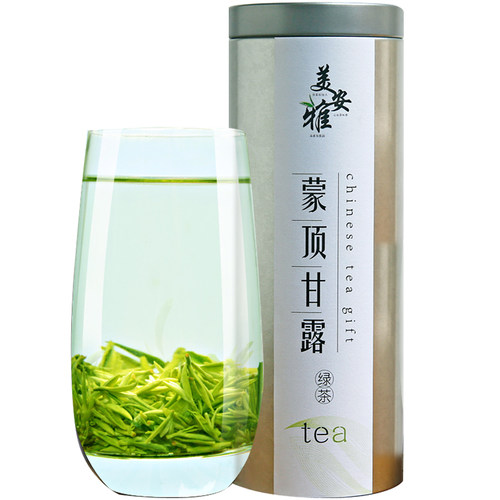 2026新茶蒙顶甘露绿茶明前蒙顶山茶高山手工茶开园头采春茶叶50g - 图3