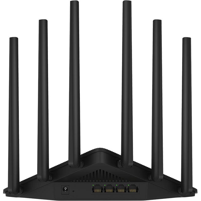 TP-LINK全千兆高速端口6天线1900M大功率wifi双频5G家用穿墙王WDR7660千兆易展mesh光纤猫宽带漏油无线路由器-图2