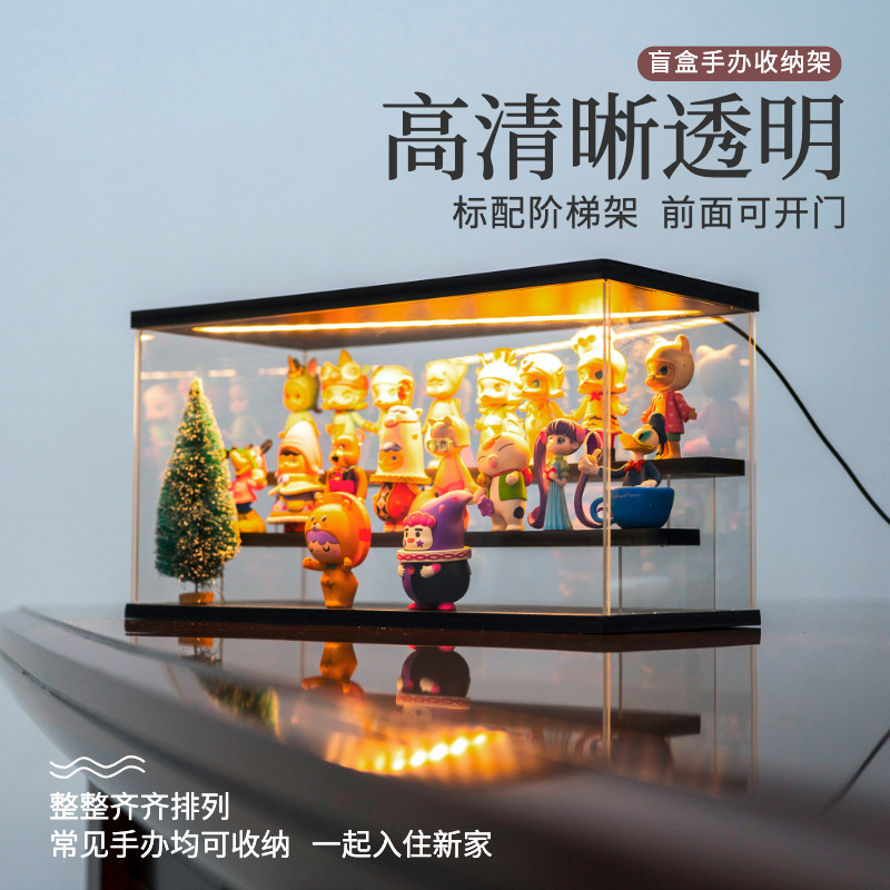 亚克力展示盒适用 POPMART泡泡玛特哪吒之魔童闹海天生羁绊系列