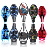 Детский мигающий скейтборд для начинающих для взрослых, самокат для уличного катания