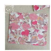 (multi-color can be made) Mouse mat table heat insulation mat multipurpose pure cotton cloth art kitty hands homemade