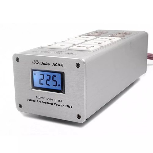 Weiduka AC8.8音响专用电源滤波器 净化器 防雷排插音响插座 电源 - 图2