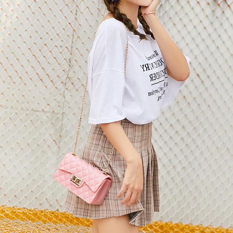 挎包包小方包包锁扣菱格日韩新款小纯色女chic百搭耐磨休闲大容量,淘宝优惠券,粉丝福利购,淘宝优惠卷