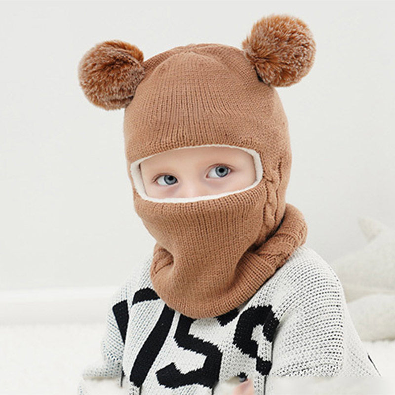 婴幼儿童只露眼睛的东北哈尔滨防寒帽子围巾一体雪乡旅游保暖装备,淘宝优惠券,粉丝福利购,淘宝优惠卷