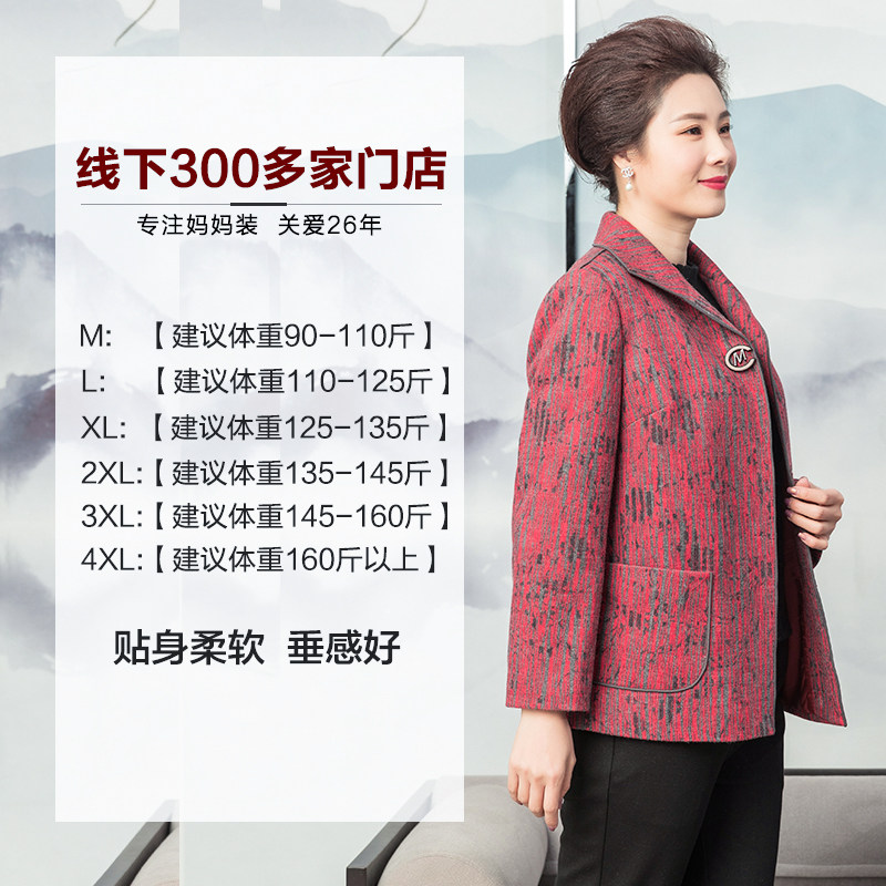 依布中老年女装2022春装新品风衣 依布服饰中老年女装