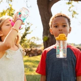 Camelbak, безопасный детский мультяшный герметический стакан со стаканом, спортивная бутылка, США