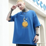 Tide, небольшая дизайнерская футболка с коротким рукавом для влюбленных, летняя парная одежда, летняя одежда, короткий рукав, тренд сезона, большой размер