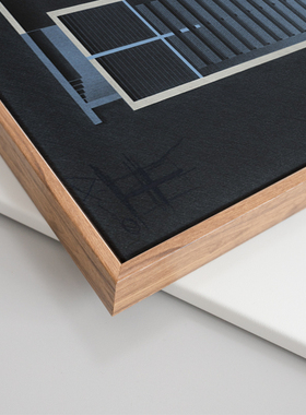 建筑设计师工作室小众装饰画