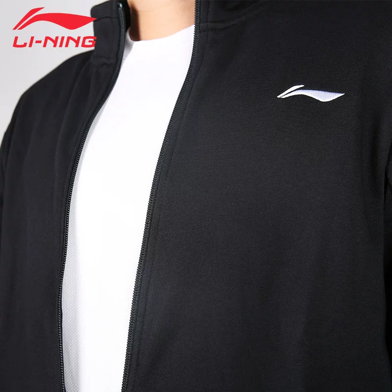 Свитшот Li Ning, кардиган, осенняя теплая куртка на молнии, спортивный костюм, свободного кроя