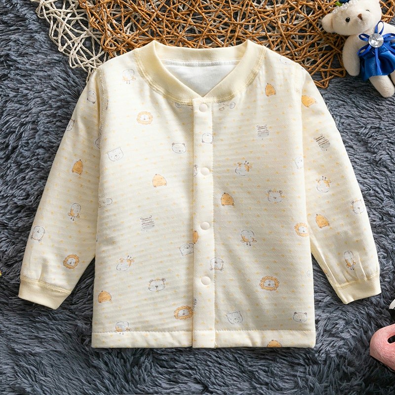 哈咪奇秋冬婴儿保暖开衫上衣纯棉男女宝宝薄棉衣儿童夹棉无骨棉服,淘宝优惠券,粉丝福利购,淘宝优惠卷