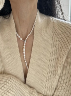米珠项链颈链锁骨链优雅晚宴女