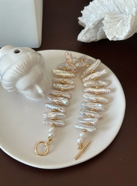 淡水珍珠编织手链手环手串