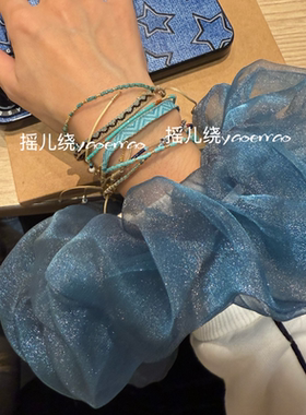 质感s925银饰百搭开口叠指冷淡