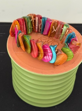 碎石不规则弹力手镯手环女