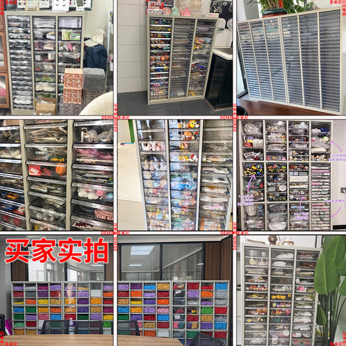 a4文件柜收纳柜文件整理柜A4纸抽屉式带门效率柜办公柜资料档案柜 - 图0