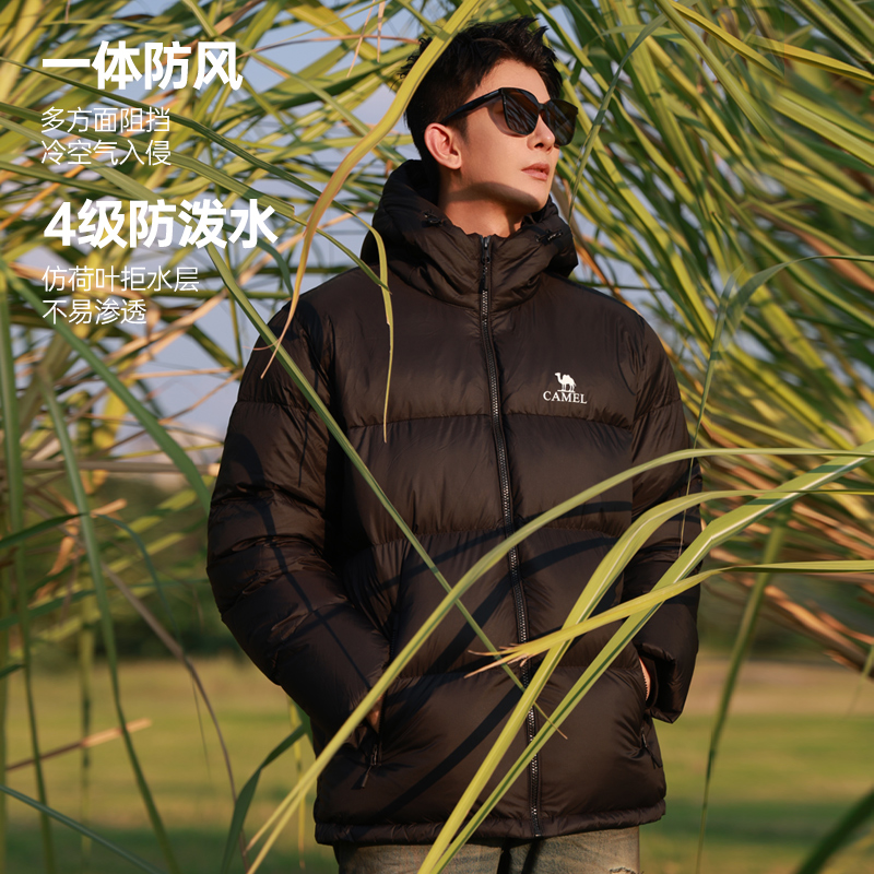 （小红书同款）骆驼羽绒服反季无性别情侣男女冬季短款面包服外套