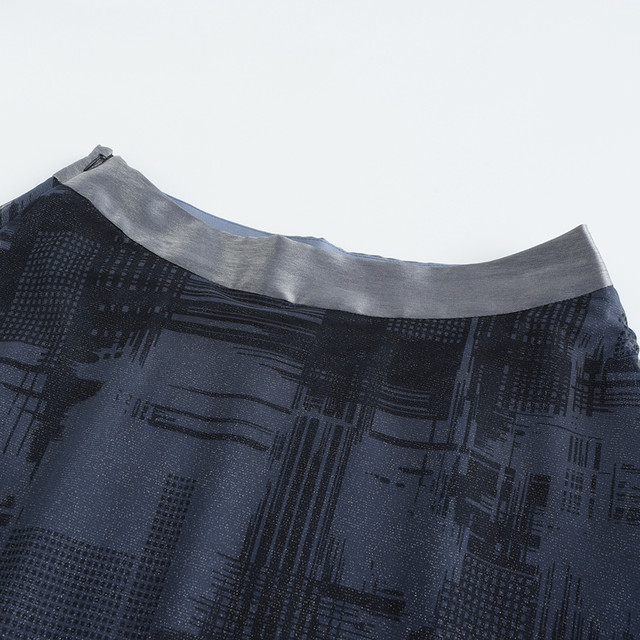 Ishisha Lanwei printed midi skirt A-line skirt