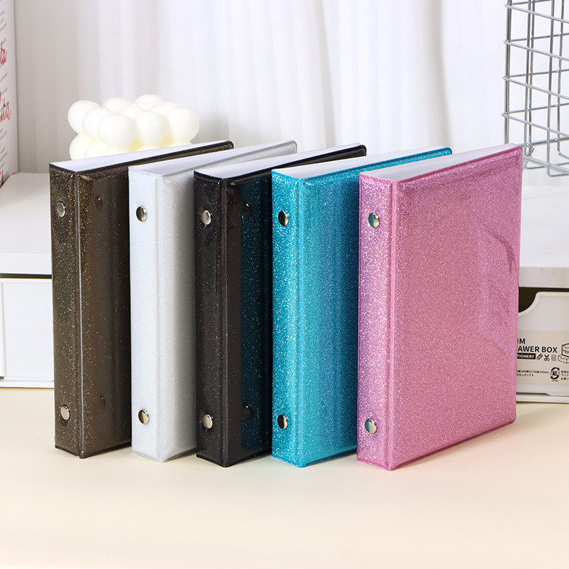 简约A7细闪活页本内芯外壳随身口袋手帐本小卡收纳册本6孔夹外壳,淘宝优惠券,粉丝福利购,淘宝优惠卷