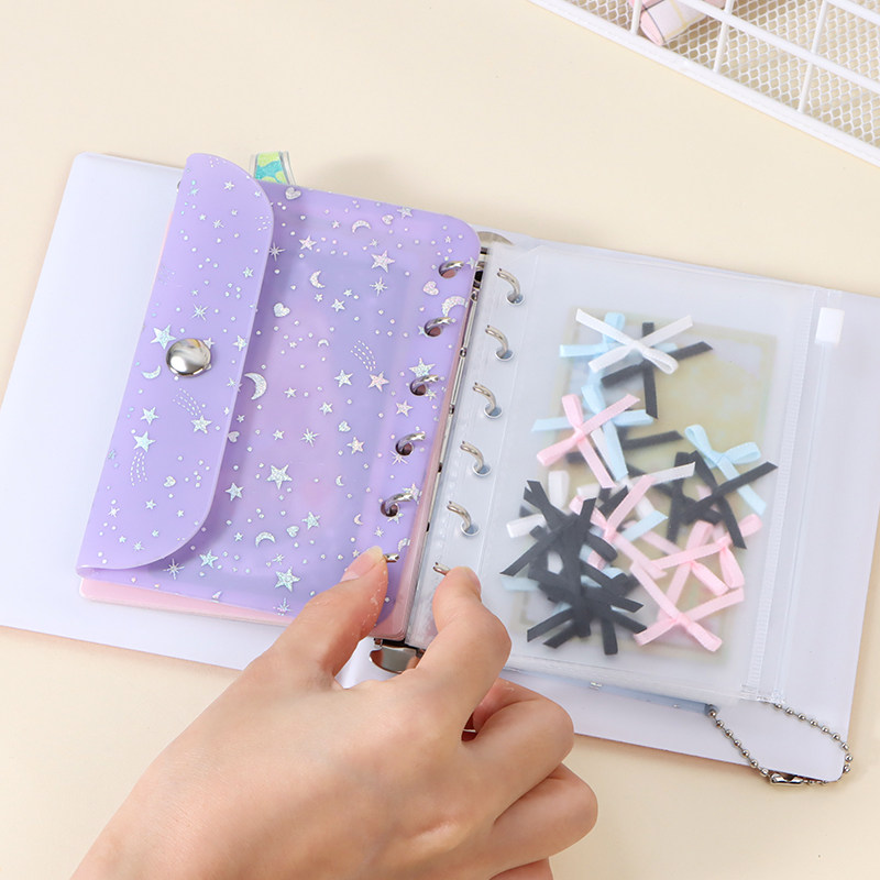 简约A7细闪活页本内芯外壳随身口袋手帐本小卡收纳册本6孔夹外壳,淘宝优惠券,粉丝福利购,淘宝优惠卷