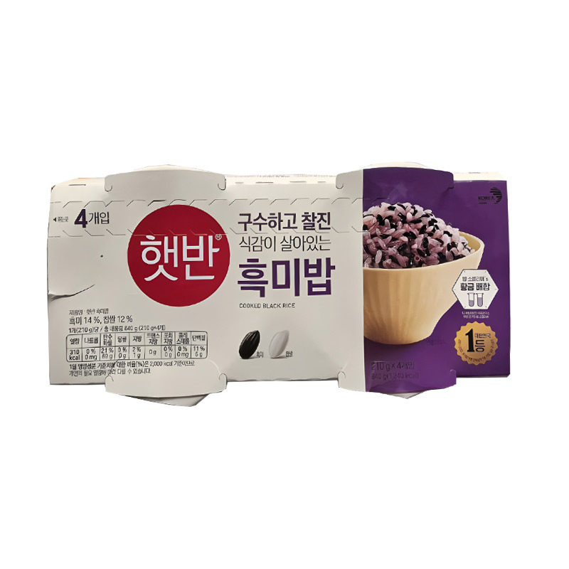 韩国进口希杰cj白米饭五谷饭玄米饭微波炉速食方便加热即食韩文版,淘宝优惠券,粉丝福利购,淘宝优惠卷