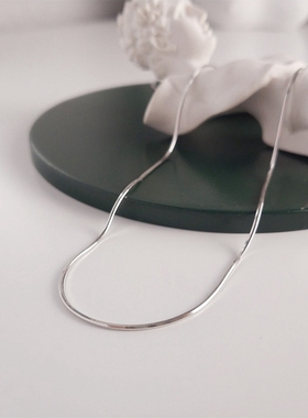 纯银ins冷淡风设计师款锁骨链