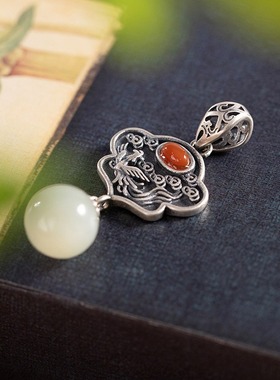 如意天然和田玉原创设计师款项链