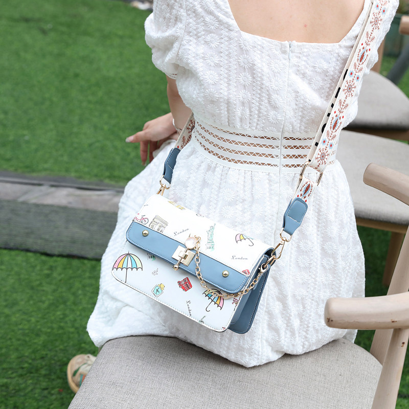 2021新款今年流行小方包百搭斜挎包 粹鸟女士包袋