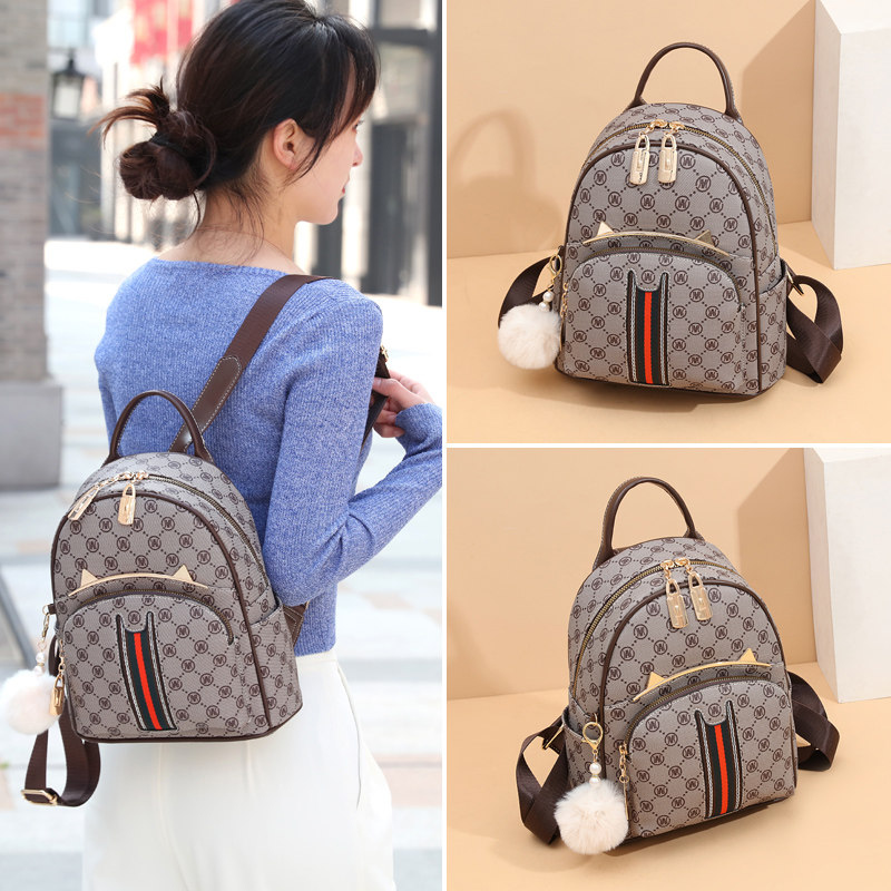 2023新款潮韩版小包包女士双肩包 粹鸟双肩背包