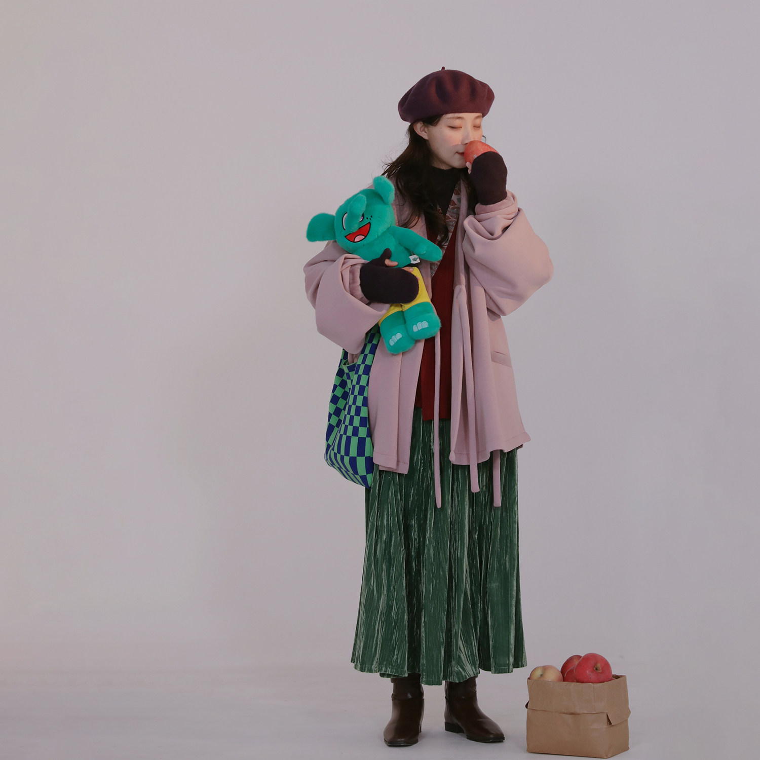 谜阿凰【丁香紫热岩绒】明制汉服套装秋冬日常通勤慵懒加厚外套女,淘宝优惠券,粉丝福利购,淘宝优惠卷