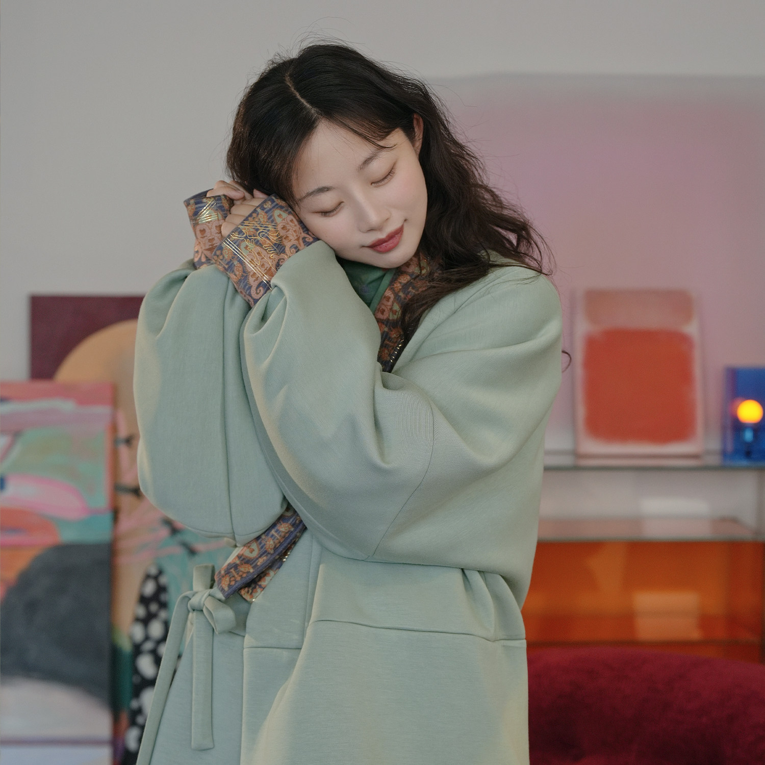 谜阿凰【霜华】晋制汉服上衣原创冬季保暖棉袄外套日常休闲复古女,淘宝优惠券,粉丝福利购,淘宝优惠卷