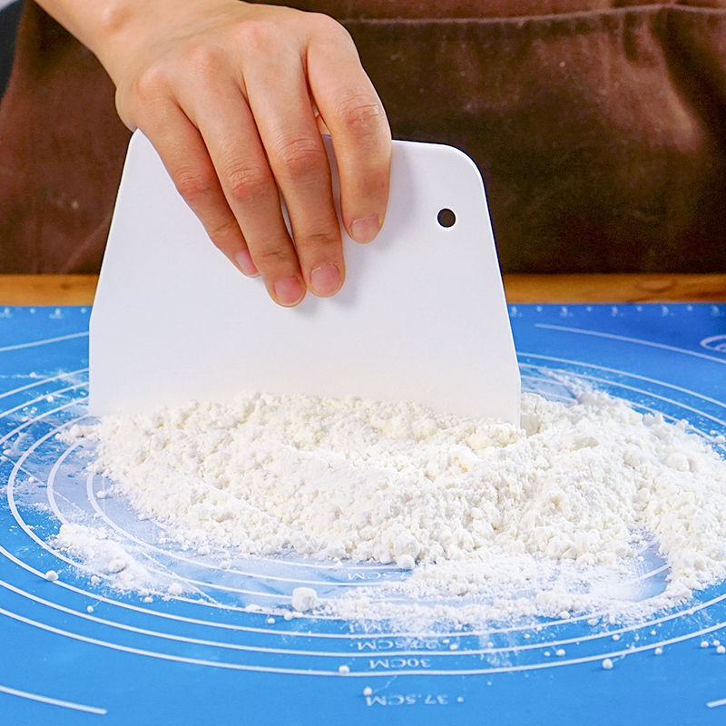 三能喜之焙梯形塑胶塑料刮板硬质三角刮刀切面刀面包蛋糕抹面工具 - 图0