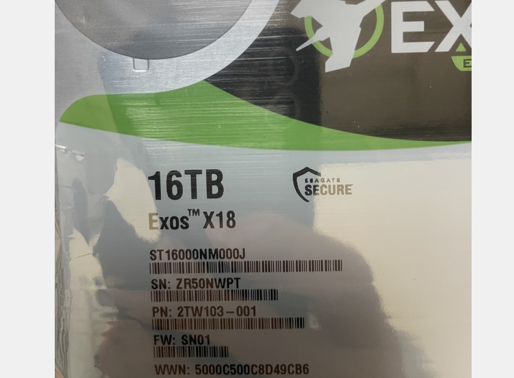 国行希捷 16T硬盘 16TB X18银河EXOS X18机械硬盘ST16000NM000J-图1