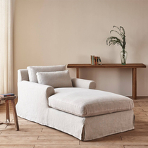 Nordic Silent Wind Flax PRINCESS CHAIR SLOTH-CHAIR AMERICAN COUNTRYSIDE CLOTH ART BEAUTY TATAMI FULL DETACHED WASH SOFA