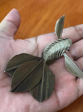 棕编金鱼非物质文化遗产手工艺品
