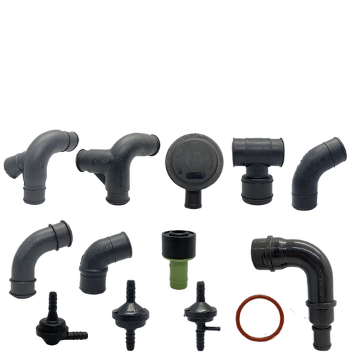适用老款奥迪C5A6帕萨特B5领驭宝来途安1.8T发动机废气管三通软管 - 图3