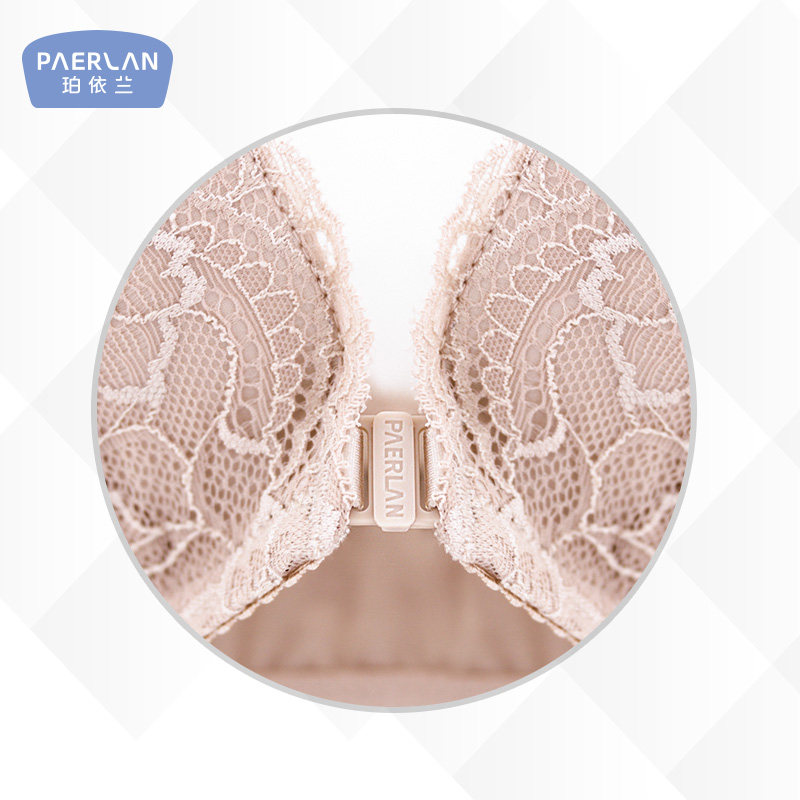 珀依兰无钢圈蕾丝边性感内衣 珀依兰内衣文胸