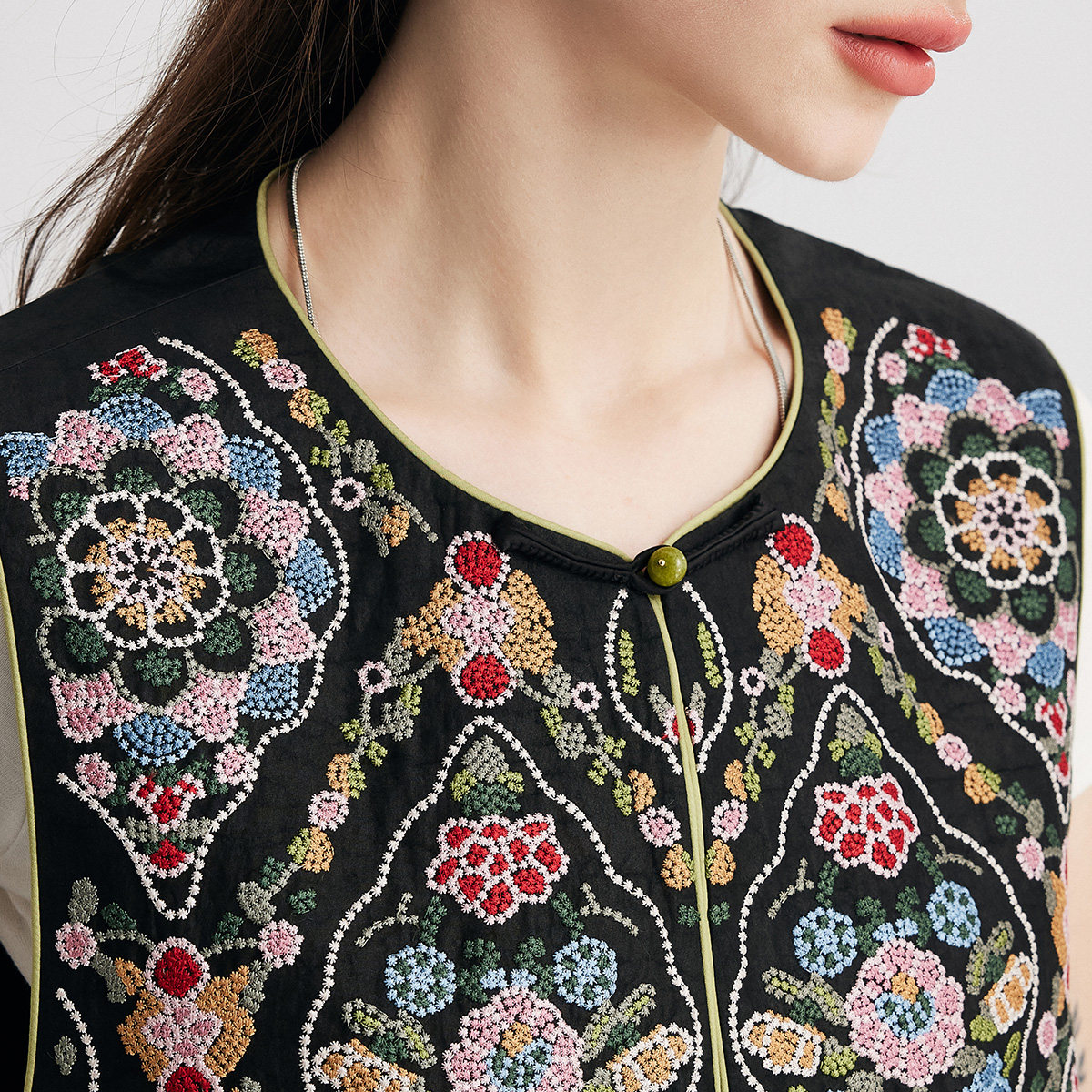 PALUOPO/帕罗桑蚕丝女马甲ET250567Z,淘宝优惠券,粉丝福利购,淘宝优惠卷