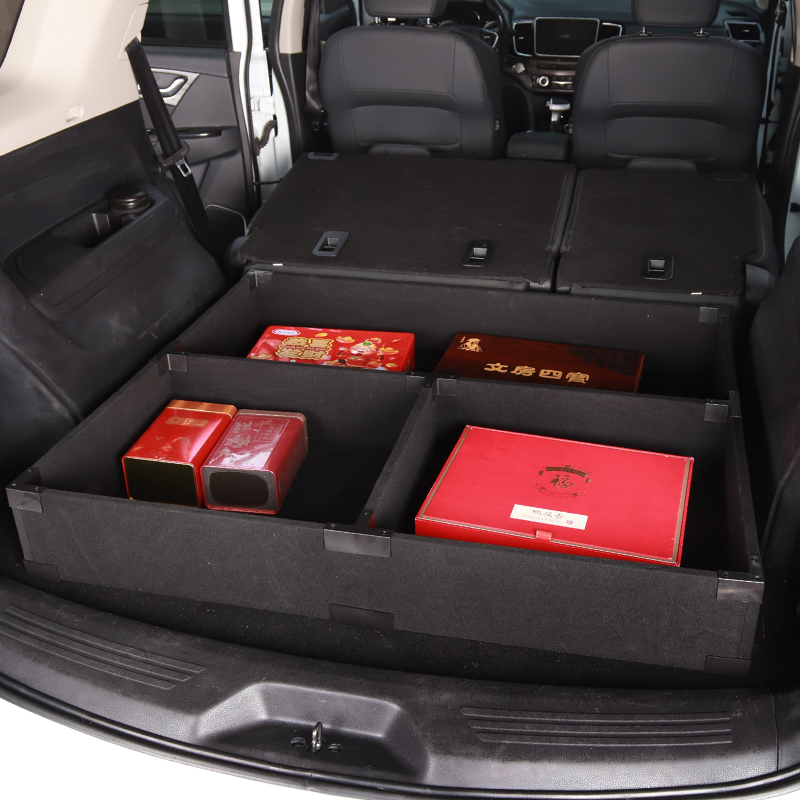 五十铃mu-X牧游侠后备箱储物盒整理收纳箱ISUZU车床魔盒旅行定制 - 图0