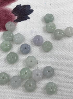 diy天然玉石饰品手链耳坠散珠