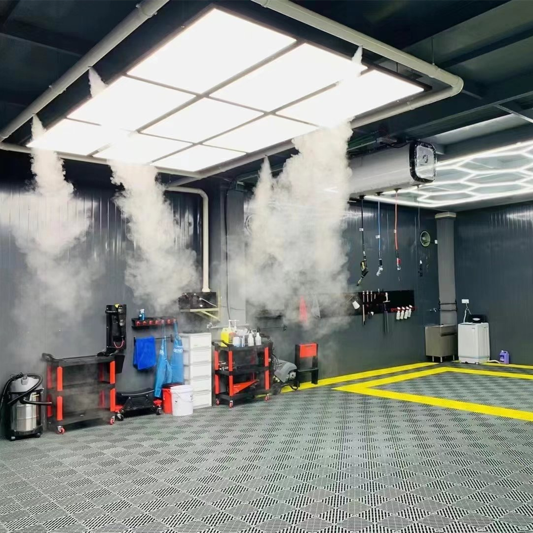 汽车美容无尘贴膜车间九宫格顶灯洗车房蜂窝灯专用维修车间回形灯