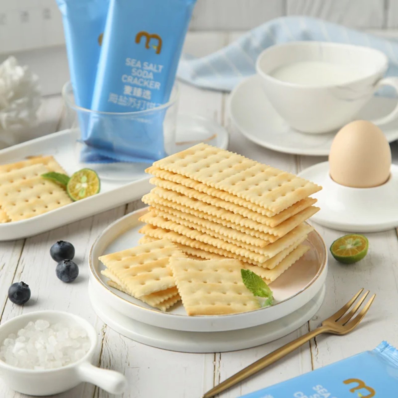 麦德龙麦臻选MM会员超市海盐苏打饼干代购休闲网红小零食