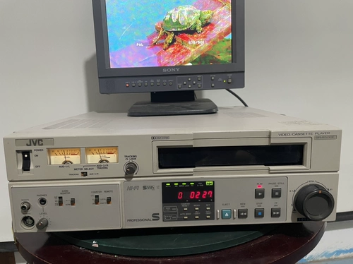 JVC/Jiewei Shi SVHS Video Recorder BR-S500E Металлические видео, машина с высоким ремнем для посадки