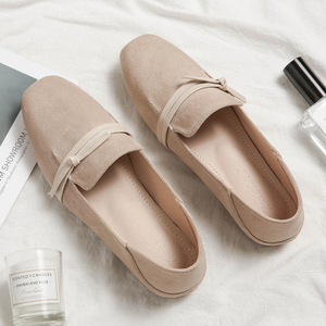 韩版百搭平底乐福鞋