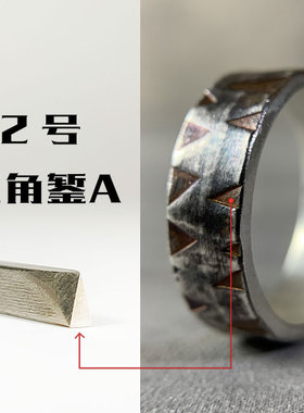 肌理金银铜錾子DIY手工银饰