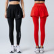 Orange Yijia running sports quick-drying yoga pants