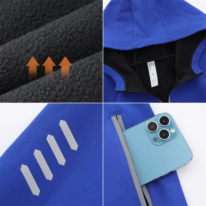 冬季跑步外套男女运动软壳冲锋衣防风防泼水保暖夹克训练加绒上衣,淘宝优惠券,粉丝福利购,淘宝优惠卷