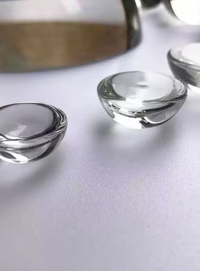 透明水晶球实心半球半圆摆件镇纸