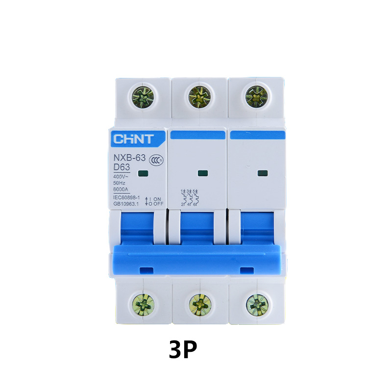 正泰D型NXB-63空气开关家用小型断路器开关123P4P 10 32 60A100A - 图2