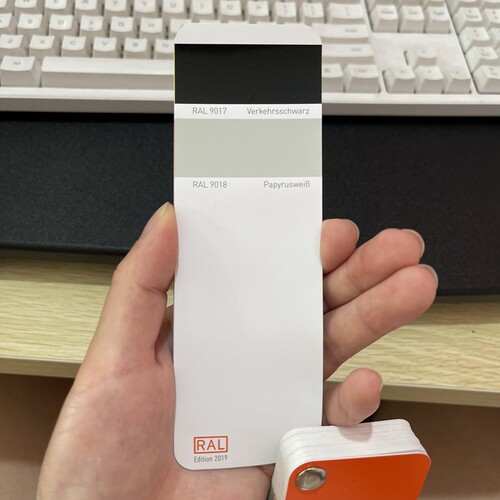 三和使命必达手摇自动喷漆劳尔RAL9018草纸白油漆防锈漆修补漆 - 图1